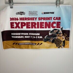 Hershey Bears AHL 2026 Sprint Car Experience Rally Towel Give Away at 4/11 Game